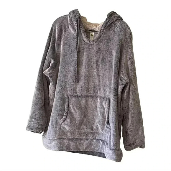 Even softer than it looks! Green tea size L EUC hoodie with front pouch - Picture 1 of 7